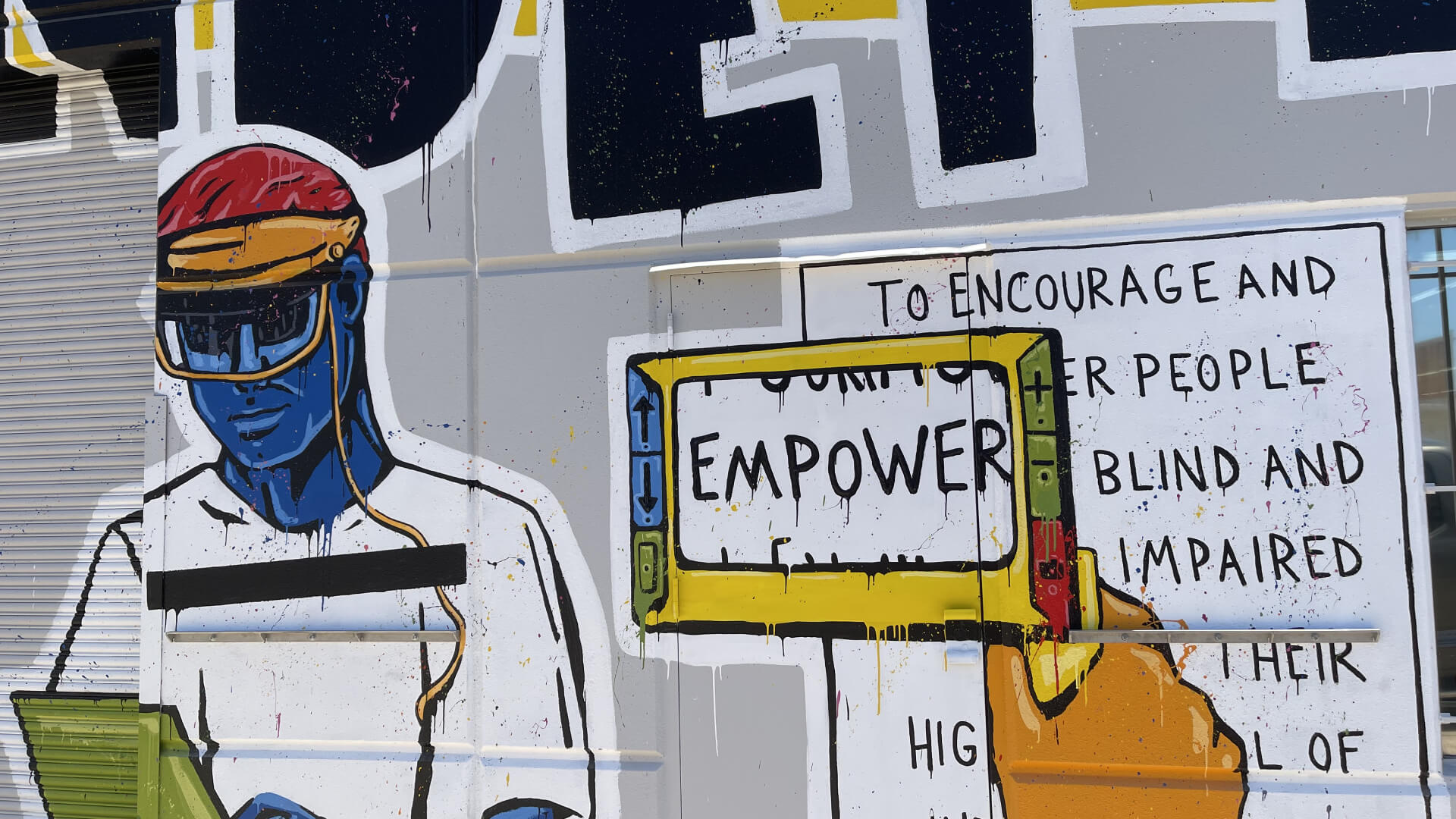 Lighthouse for the Blind Fort Worth “Where Independence Begins” Mural