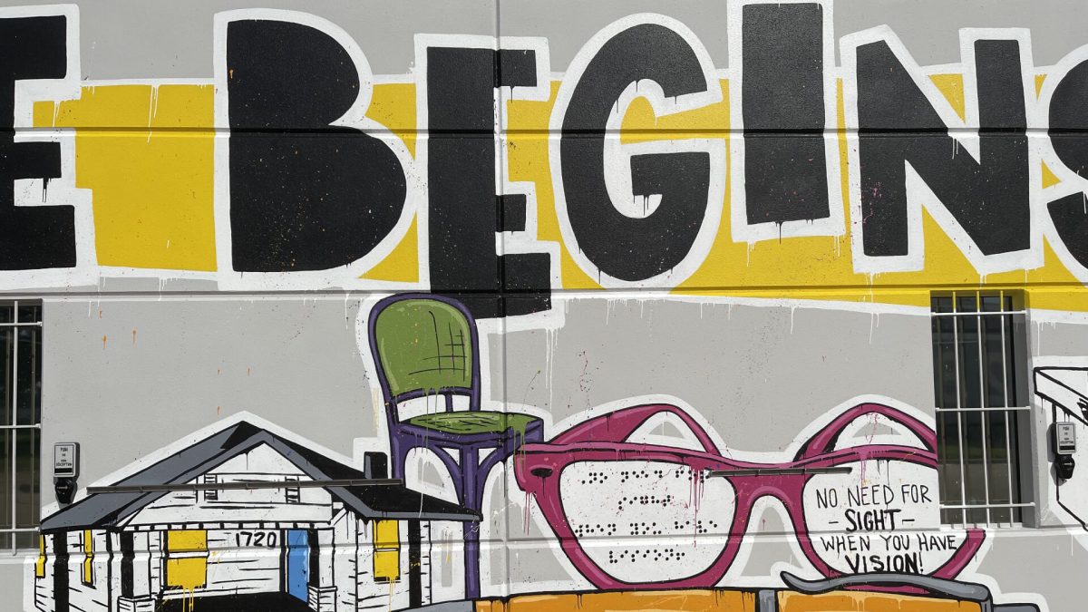 Lighthouse for the Blind Fort Worth “Where Independence Begins” Mural